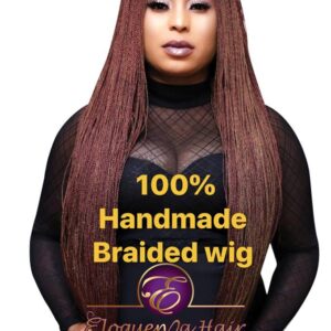 ELOQUENZAUK 100% HAND MADE BRIADED WIG