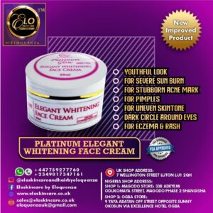 PLATINUM GLOW ELEGANT WHITENING FACE CREAM