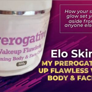 NEW PRODUCT>  PREROGATIVE WAKE UP FLAWLESS WHITENING BODY & FACE CREAM(FRESHLY MADE)200G
